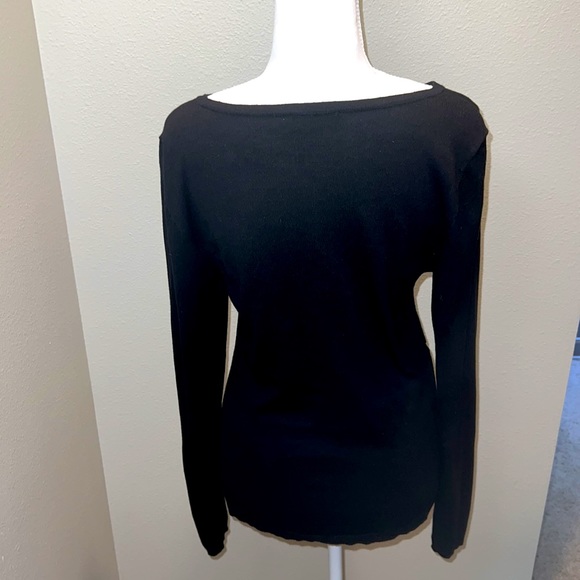 The Limited Black Fine Gauge Sweater - Medium - Picture 4 of 6